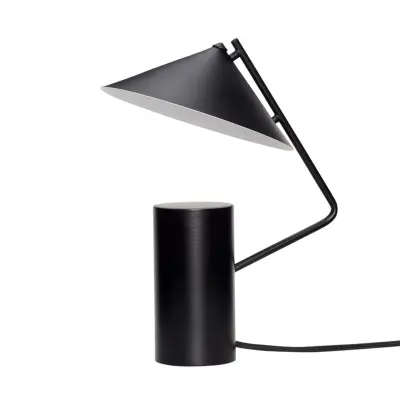 Hübsch - Sen Bordslampa Geometric Black