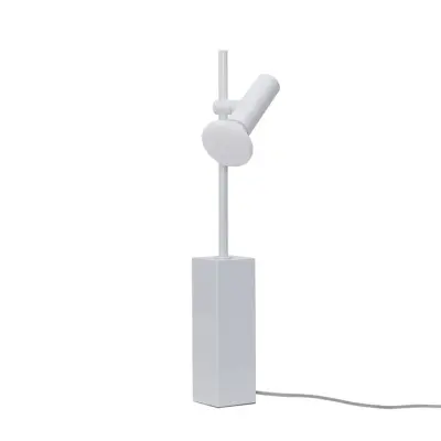 Hübsch - SET bordslampa ljusgrå, höjd 60 cm –