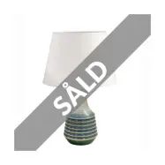 Heinz Schlichting bordslampa, blå/grå