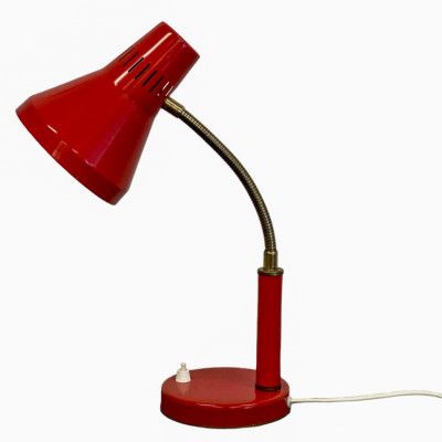 Hemi 3A bordslampa, röd