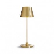 Herstal - Gil il Grande Bordslampa Satin Brass/Satin Brass