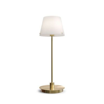 Herstal - Gil il Grande Bordslampa Satin/Brass