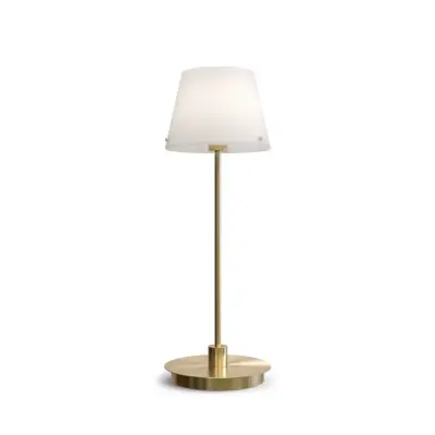 Herstal - Gil il Grande Bordslampa Satin/Brass