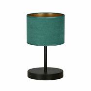 HILDE LN1 Bordslampa, Svart/Grön