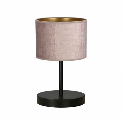 HILDE LN1 Bordslampa, Svart/Rose