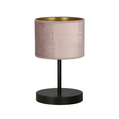 HILDE LN1 Bordslampa, Svart/Rose