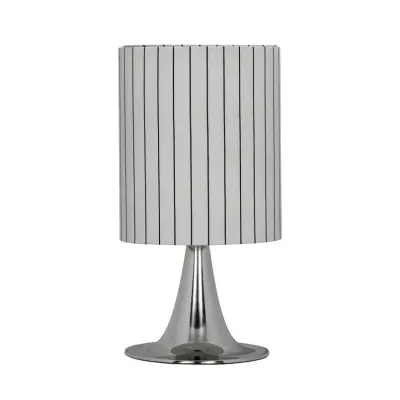 House Doctor - Tulip bordslampa 50 cm silver bomull