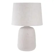 HOUSE NORDIC Croft bordslampa - stenbeige keramik