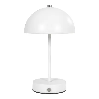 HOUSE NORDIC Holt LED-bordslampa, uppladdningsbar - vitt stål