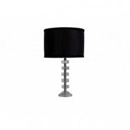 HOUSE OF SANDER Hortensia bordslampa - svart och klart glas