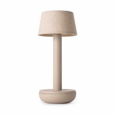 Humble Two Bordslampa, beige/beige linen