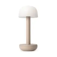 Humble Two Bordslampa, beige/vit