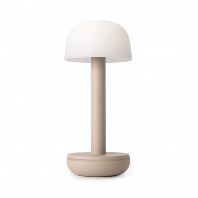 Humble Two Bordslampa, beige/vit