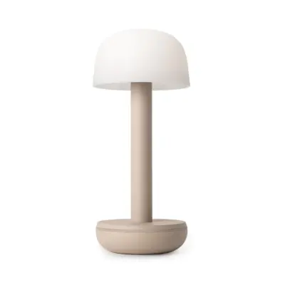 Humble Two Bordslampa, beige/vit