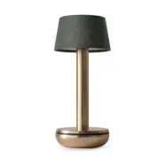 Humble Two Bordslampa, guld/emerald linen