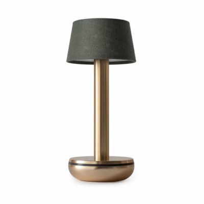 Humble Two Bordslampa, guld/emerald linen
