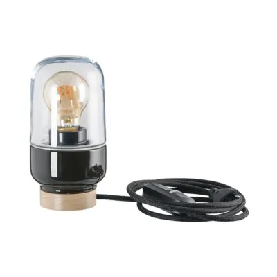 IFÖ Electric Ohm bordslampa 100 klarglas H190 svart
