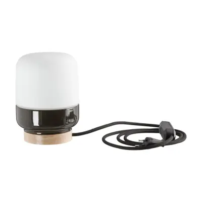 IFÖ Electric Ohm bordslampa 140 matt opal H190 svart