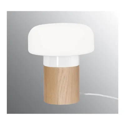 IFÖ Electric Solenne Sideboard bordslampa mattlackerad ek Ø250 vit