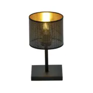 JORDAN LN1 Bordslampa, Svart/Svart/Guld