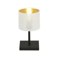 JORDAN LN1 Bordslampa, Svart/Vit/Guld