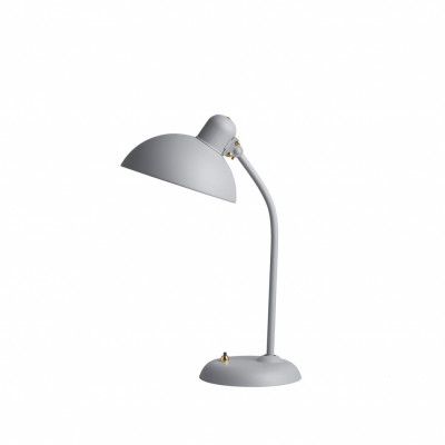 Kaiser idell bordslampa, Easy grey/brass 43cm