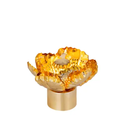 Kamelia portabel bordslampa, antiksilver