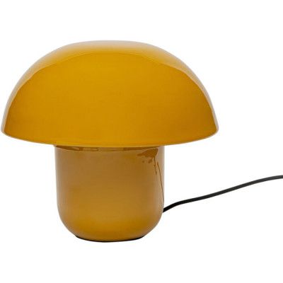 KARE DESIGN Mushroom bordslampa - gul emalj stål