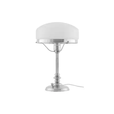 Karlfeldt  Bordslampa, Förnicklad mässing