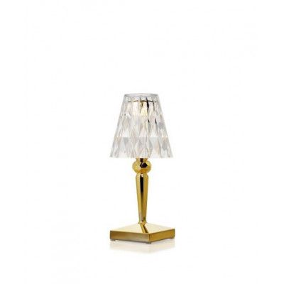 Kartell - Battery Portable Bordslampa IP54 Guld