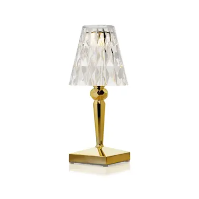 Kartell - Battery Portable Bordslampa IP54 Guld