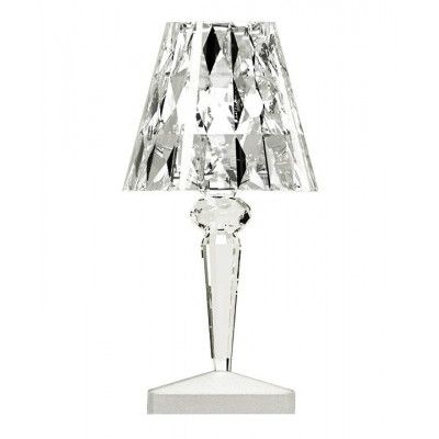 Kartell - Battery Portable Bordslampa IP54 Kristall