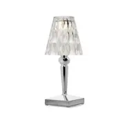 Kartell - Battery Portable Bordslampa IP54 Krom