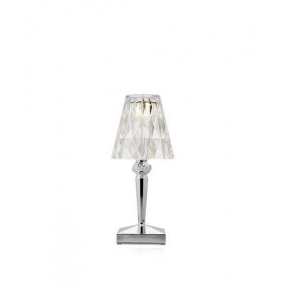 Kartell - Battery Portable Bordslampa IP54 Krom
