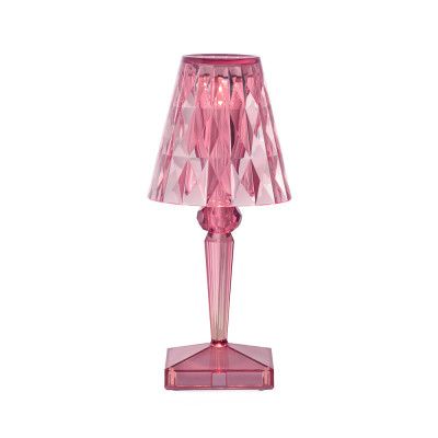 Kartell - Battery Portable Bordslampa IP54 Pastel Rosa