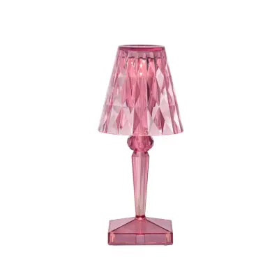 Kartell - Battery Portable Bordslampa IP54 Pastel Rosa