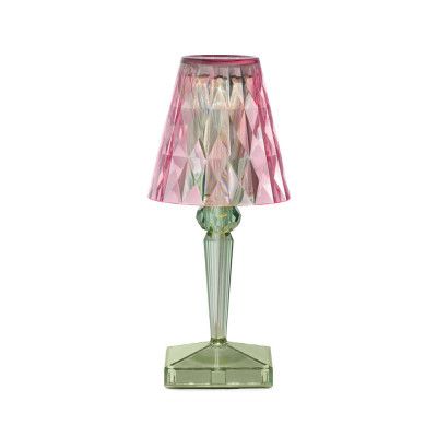 Kartell - Battery Portable Bordslampa IP54 Rosa Grön