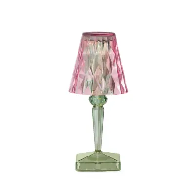 Kartell - Battery Portable Bordslampa IP54 Rosa Grön