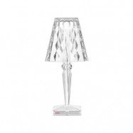 Kartell - Big Battery Bordslampa Crystal