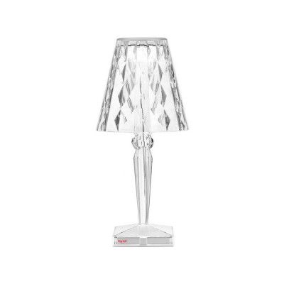 Kartell - Big Battery Bordslampa Crystal