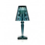 Kartell - Big Battery Portable Bordslampa IP54 Light Blue
