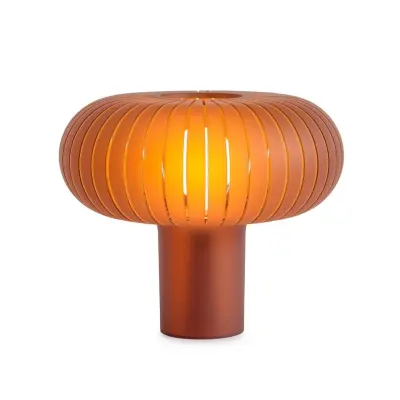 Kartell - Bordslampa Teresa Frozen, bärnsten, dimbar, E27