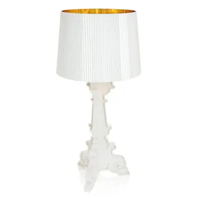 Kartell - Bourgie Bordslampa Vit/Guld