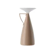 Kartell - Camomille LED-batteridriven bordslampa, beige, höjd 24 cm