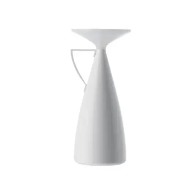 Kartell - Camomille LED-batteridriven bordslampa, vit, höjd 24 cm
