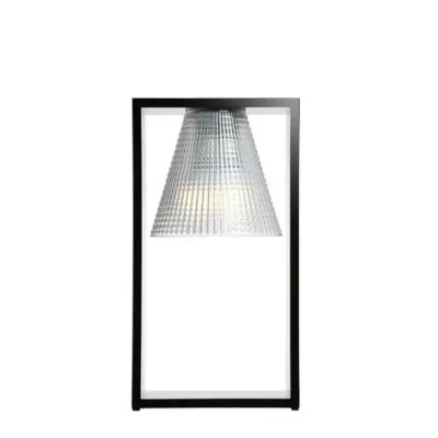 Kartell - Light-Air Bordslampa Kristall/Svart