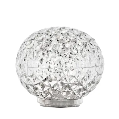 Kartell - Mini Planet Plug Bordslampa Crystal
