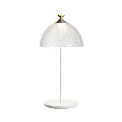 Kartell - Pumo Bordslampa Vit/Klar