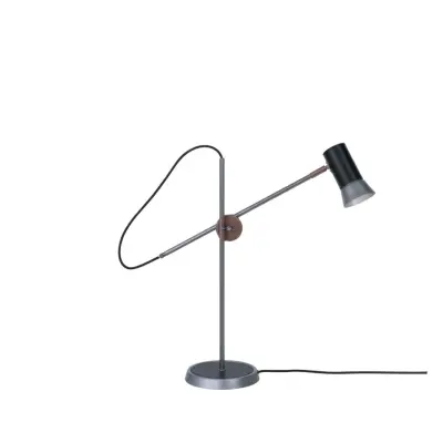 Kusk bordslampa, råjärn/svart