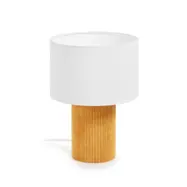 KAVE HOME Bianella bordslampa för barn - tyg och senapsgul sammet (H:29)